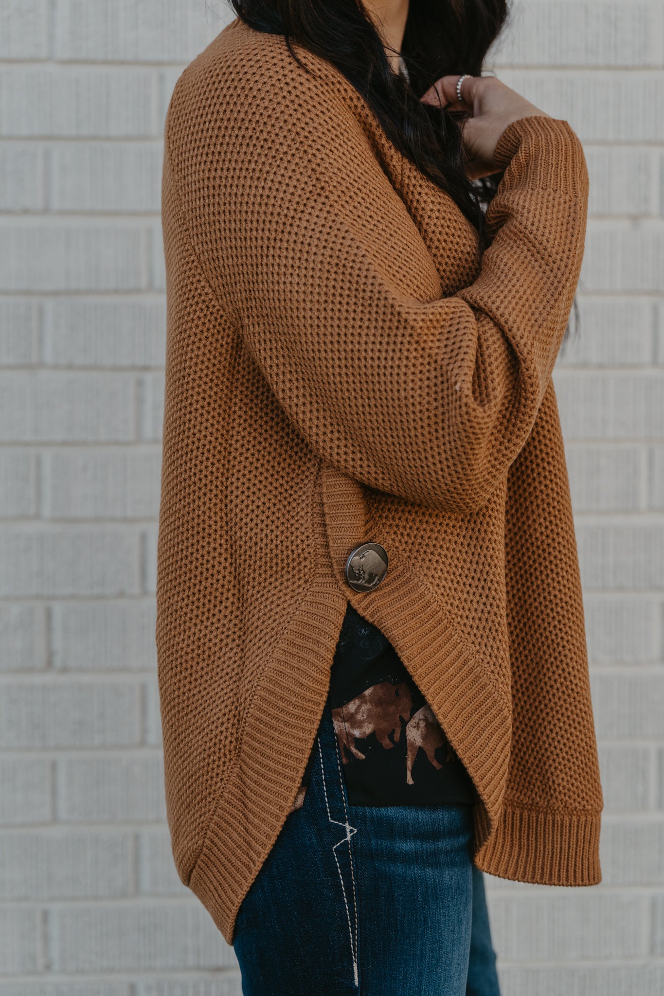 The Slate Creek Sweater - Caramel