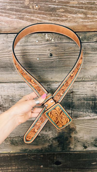 The Haskins Tooled Belt