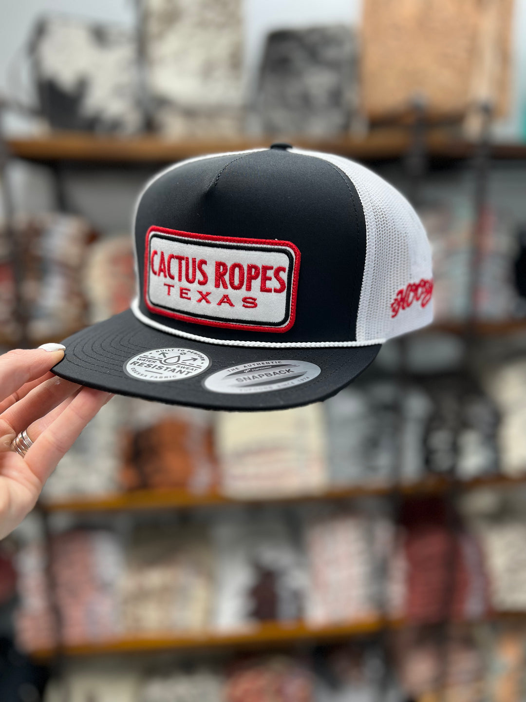 Black cactus ropes hat online