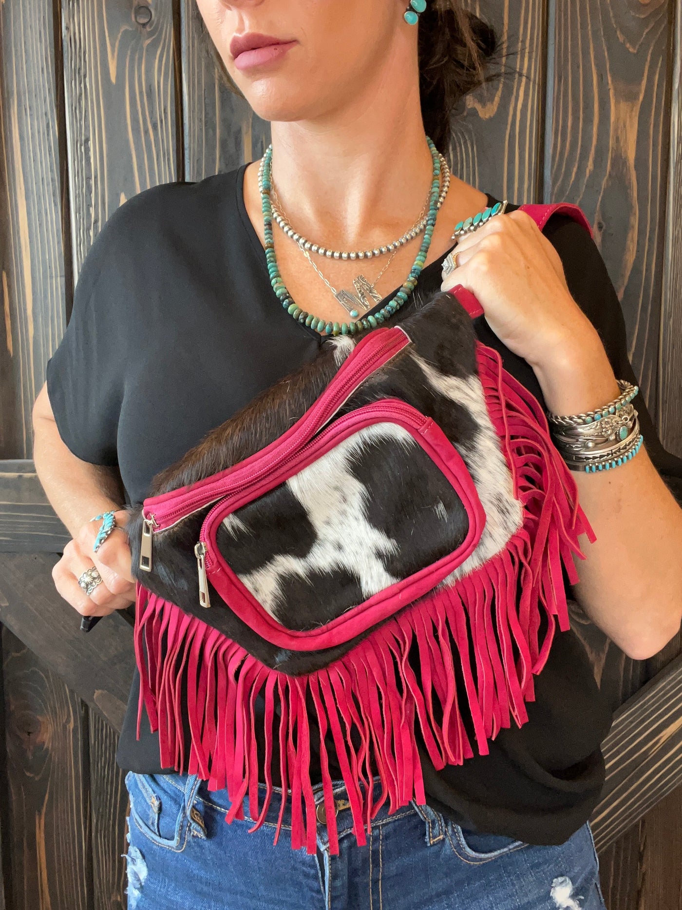 Barbie Era Cowhide Fanny Pack - 3