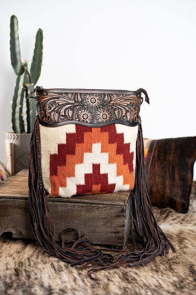 American Darling Coral saddle blanket purse | Star Creations Custom Apparel