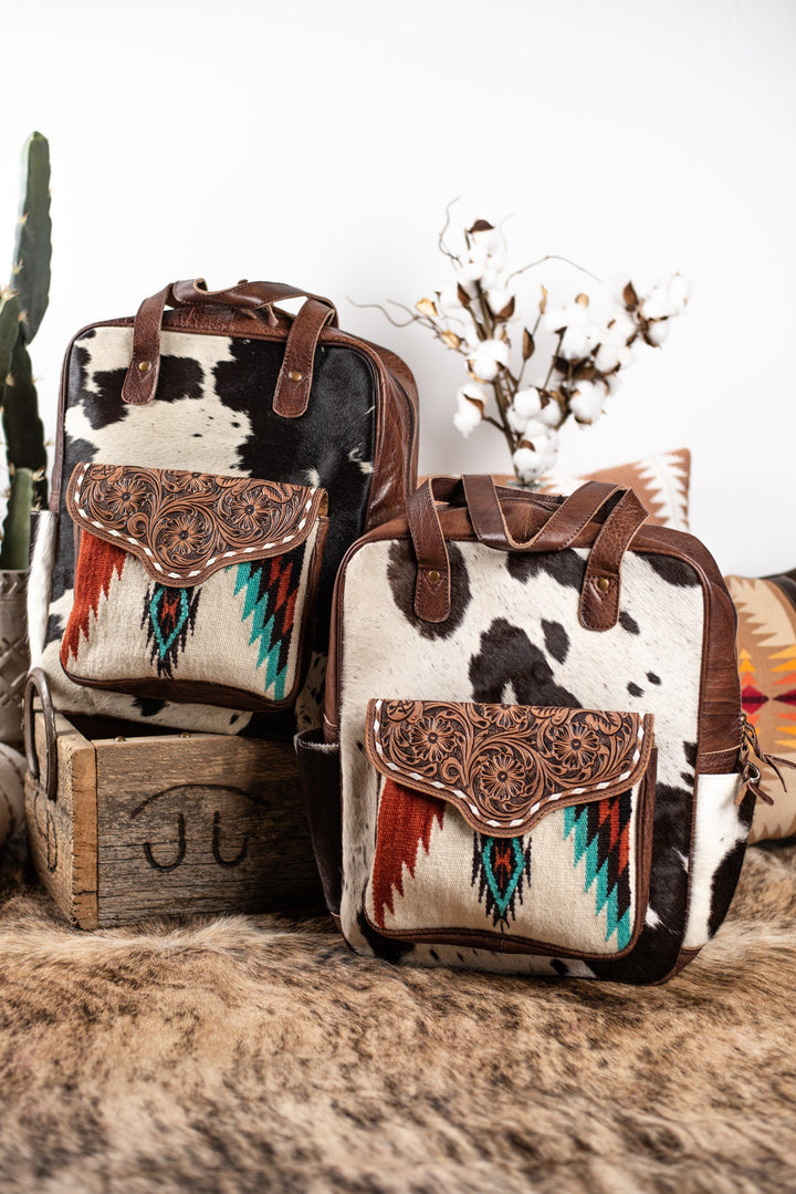 Cowhide buy backpack