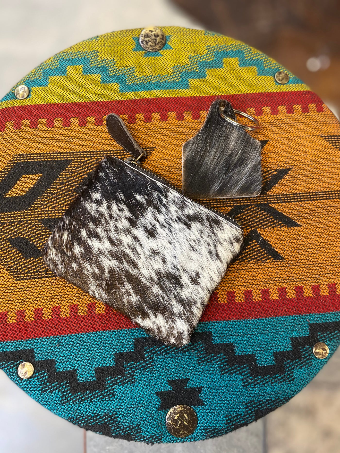 The Cowhide Travel Set - June